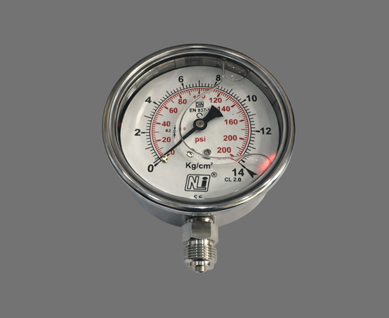 SS Commercial Weatherproof Pressure GaugeProducts Supplier in India